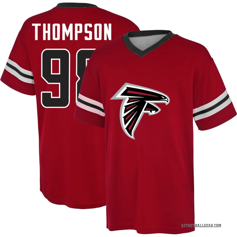 Anterio Thompson Men's Red Atlanta Falcons Game Day V-Neck T-Shirt