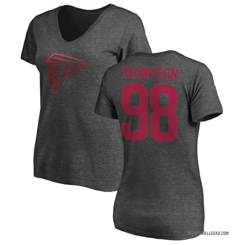 Anterio Thompson Women's Ash Atlanta Falcons One Color T-Shirt -