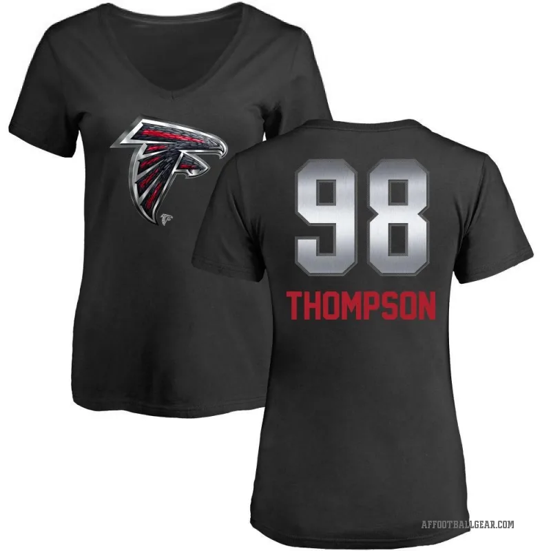 Anterio Thompson Women's Black Atlanta Falcons Midnight Mascot T-Shirt -