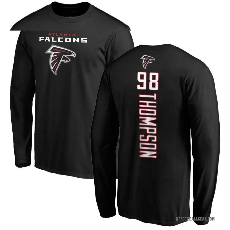 Anterio Thompson Youth Black Atlanta Falcons Backer Long Sleeve T-Shirt -