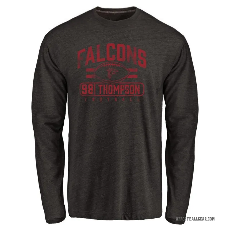 Anterio Thompson Youth Black Atlanta Falcons Flanker Long Sleeve T-Shirt -