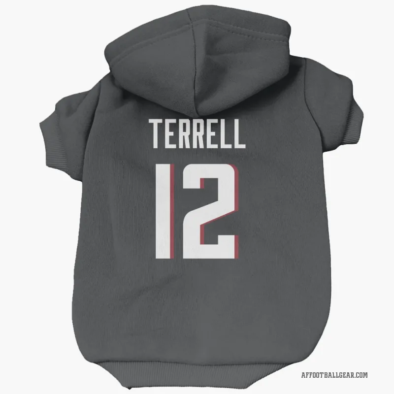 Avieon Terrell  Black Atlanta Falcons  Cat & Dog Pet Hoodie