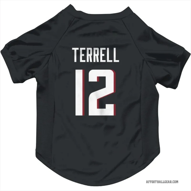 Avieon Terrell  Black Atlanta Falcons  Cat & Dog Pet Jersey