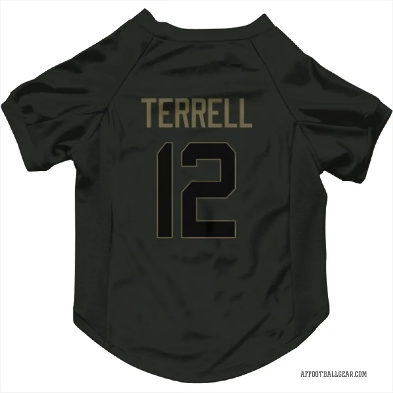 Avieon Terrell  Black Atlanta Falcons  Service Cat & Dog Pet Jersey