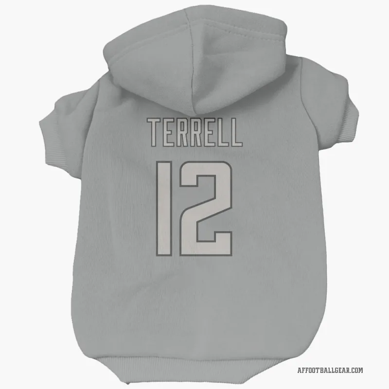 Avieon Terrell  Charcoal Atlanta Falcons  Cat & Dog Pet Hoodie
