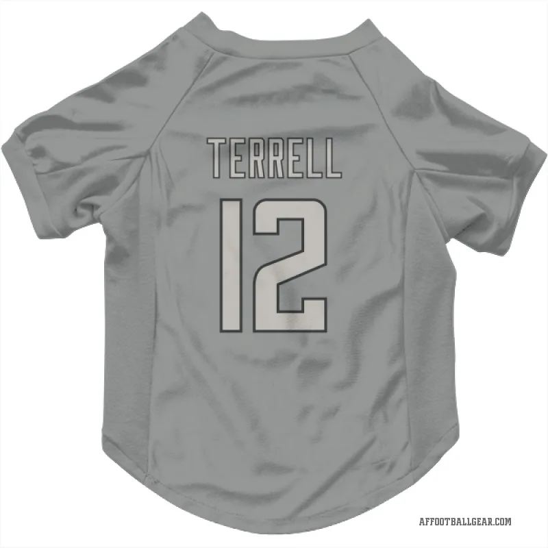 Avieon Terrell  Charcoal Atlanta Falcons  Cat & Dog Pet Jersey