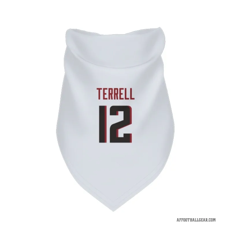 Avieon Terrell  White Atlanta Falcons  Cat & Dog Pet Bandana