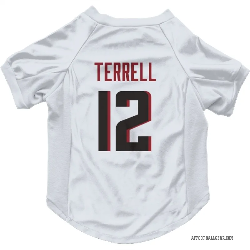 Avieon Terrell  White Atlanta Falcons  Cat & Dog Pet Jersey