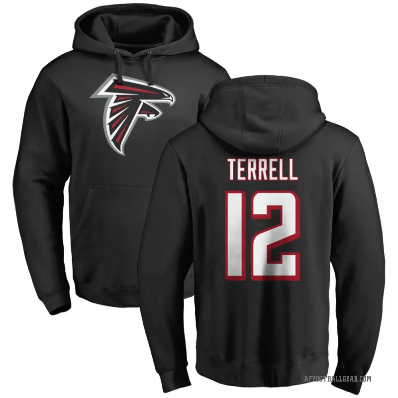 Avieon Terrell Youth Black Atlanta Falcons Pro Line Logo Pullover Hoodie