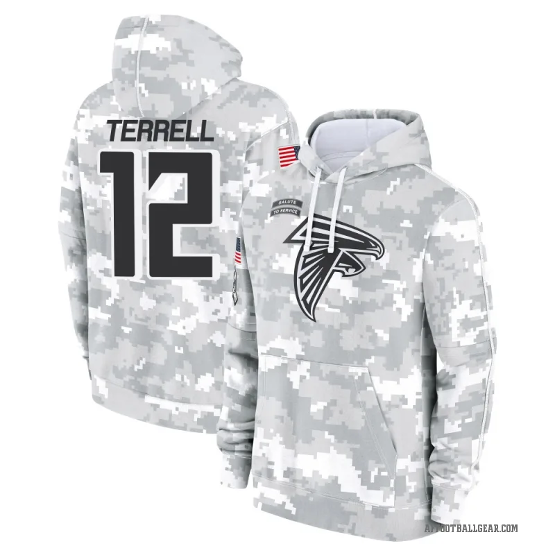 Avieon Terrell Youth Camo Atlanta Falcons Arctic 2024 Salute to Service Club Fleece Pullover Hoodie
