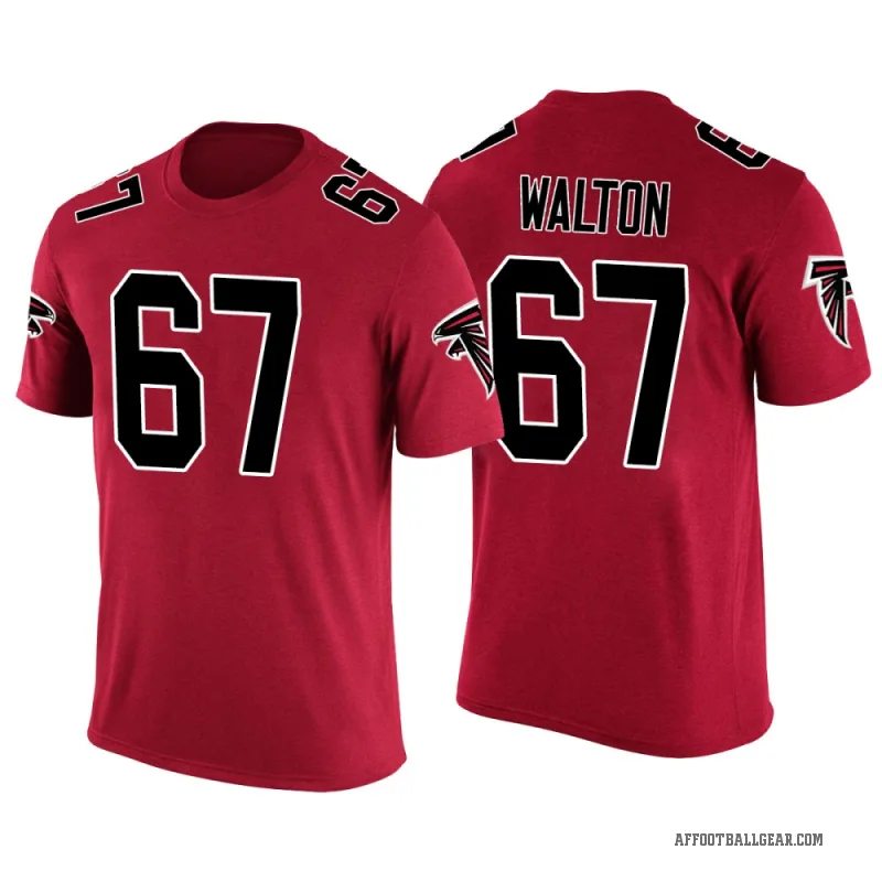 Brandon Walton Men's Red Atlanta Falcons Color Rush T-Shirt