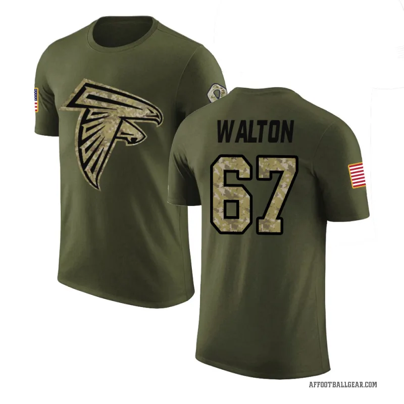 Brandon Walton Youth Olive Atlanta Falcons Salute to Service T-Shirt