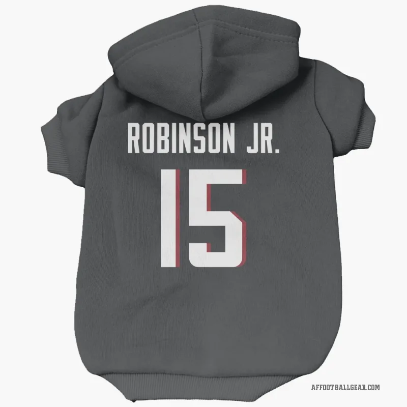 Brian Robinson Jr.  Black Atlanta Falcons  Cat & Dog Pet Hoodie