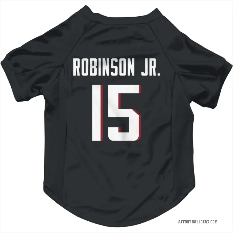 Brian Robinson Jr.  Black Atlanta Falcons  Cat & Dog Pet Jersey