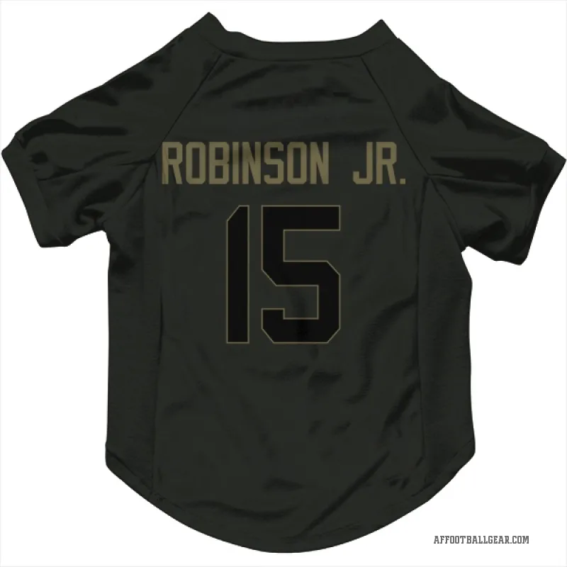Brian Robinson Jr.  Black Atlanta Falcons  Service Cat & Dog Pet Jersey