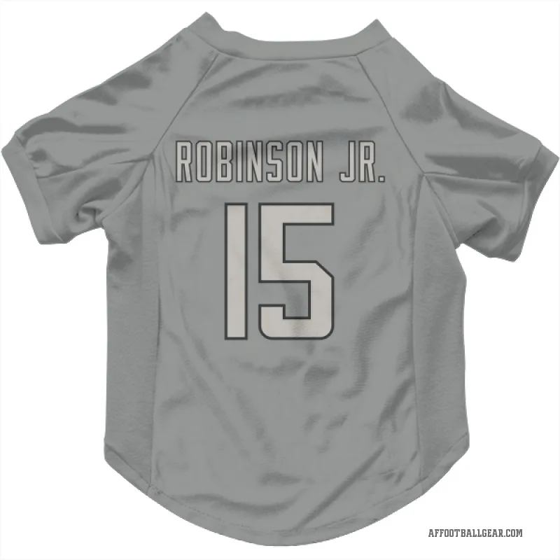 Brian Robinson Jr.  Charcoal Atlanta Falcons  Cat & Dog Pet Jersey