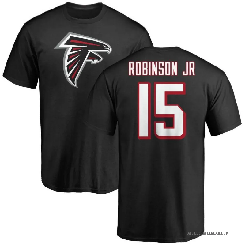 Brian Robinson Jr. Men's Black Atlanta Falcons Logo T-Shirt -