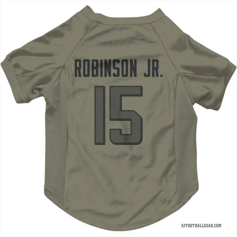 Brian Robinson Jr.  Olive Atlanta Falcons  Cat & Dog Pet Jersey