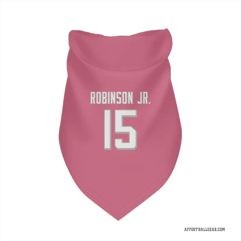 Brian Robinson Jr.  Pink Atlanta Falcons  Cat & Dog Pet Bandana