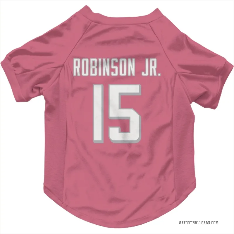 Brian Robinson Jr.  Pink Atlanta Falcons  Cat & Dog Pet Jersey