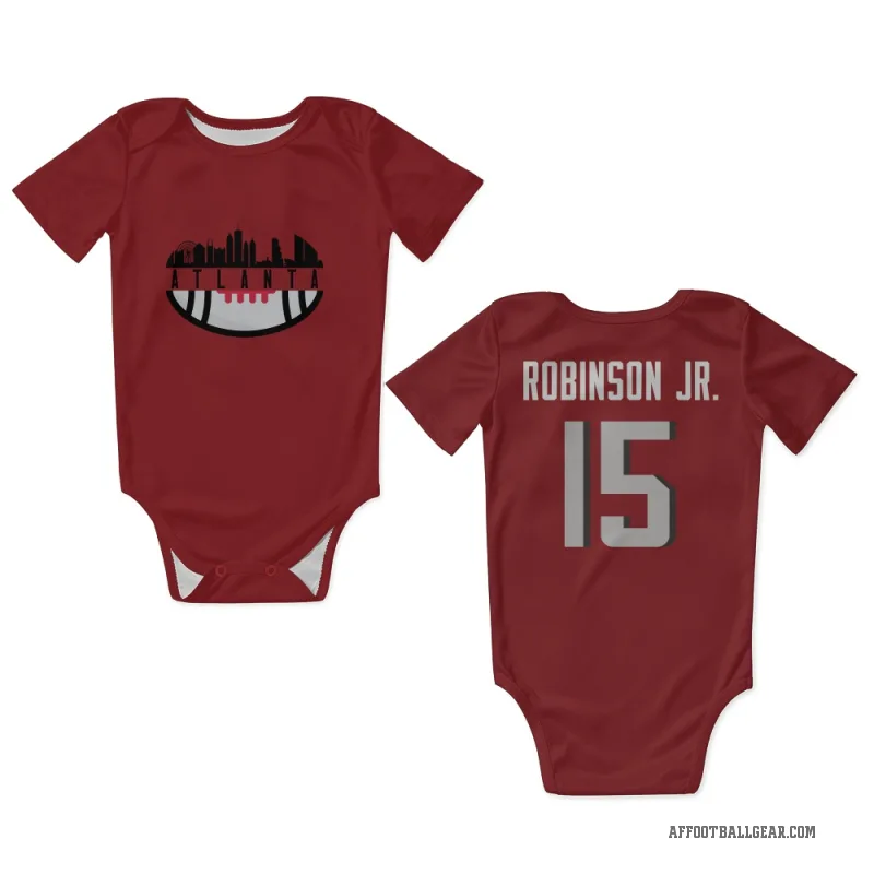 Brian Robinson Jr.  Red Atlanta Falcons  Newborn & Infant Bodysuit