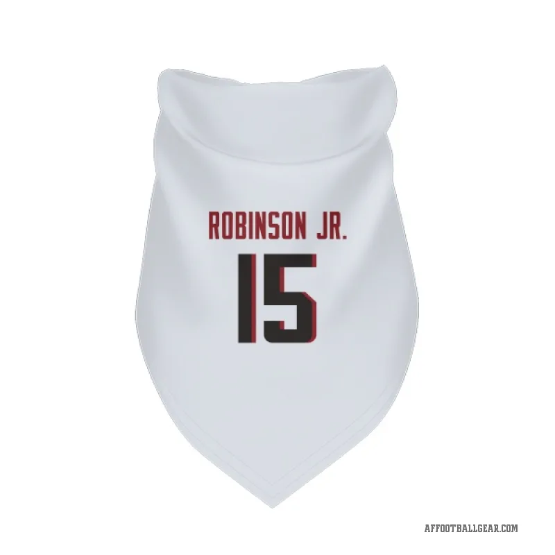 Brian Robinson Jr.  White Atlanta Falcons  Cat & Dog Pet Bandana