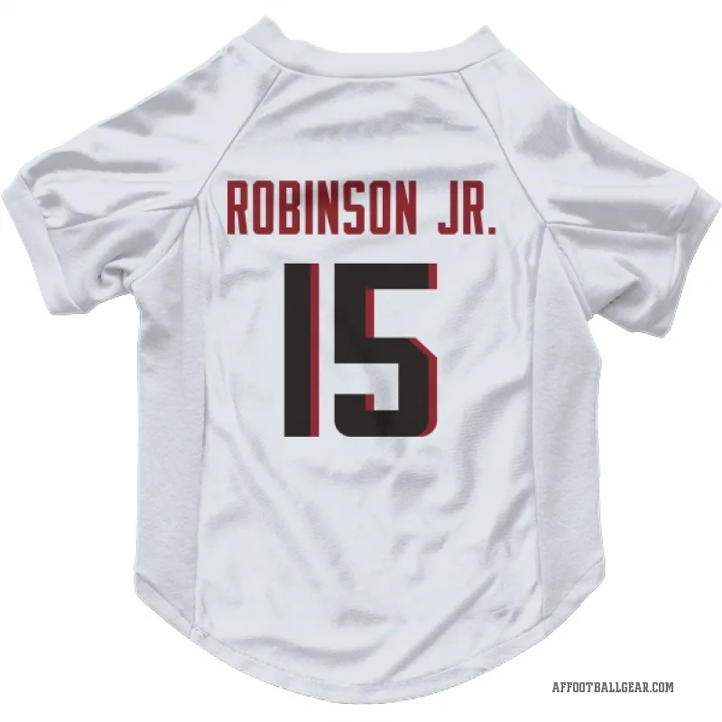 Brian Robinson Jr.  White Atlanta Falcons  Cat & Dog Pet Jersey