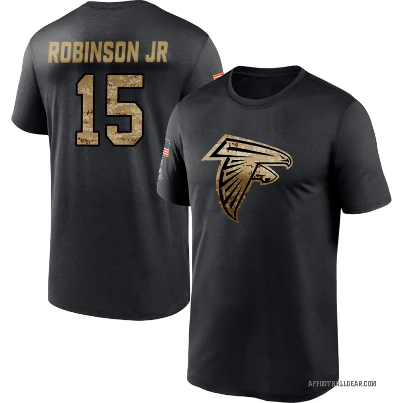 Brian Robinson Jr. Youth Black Atlanta Falcons 2020 Salute To Service Performance T-Shirt