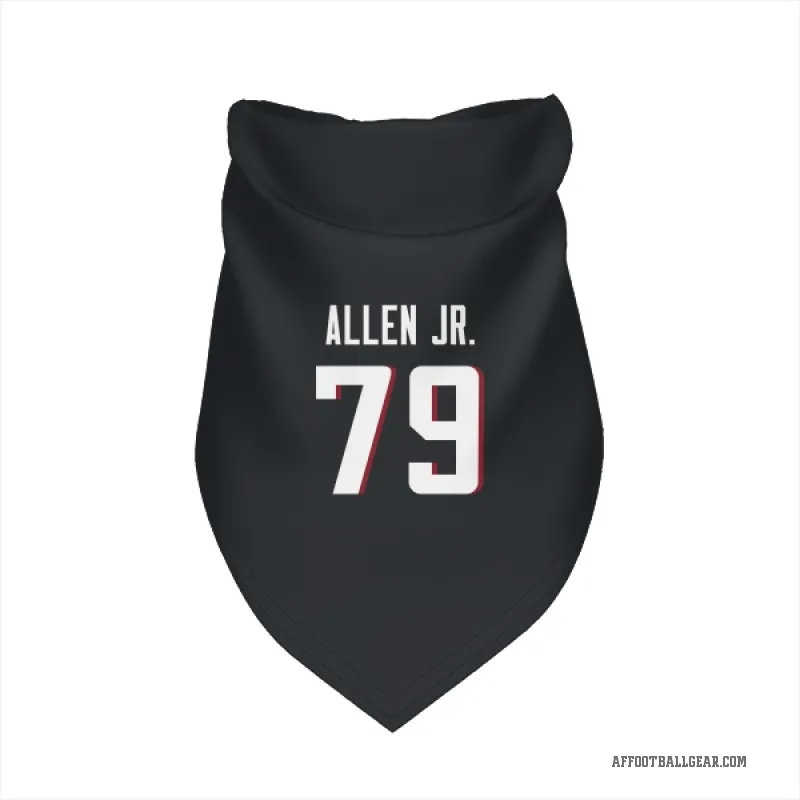 Carlos Allen Jr.  Black Atlanta Falcons  Cat & Dog Pet Bandana