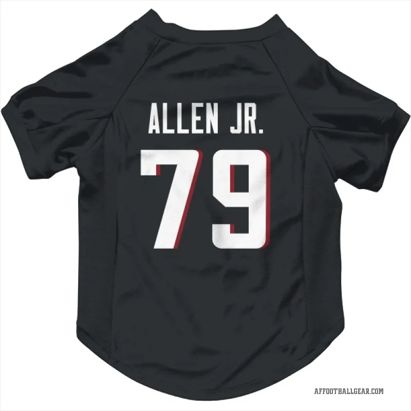 Carlos Allen Jr.  Black Atlanta Falcons  Cat & Dog Pet Jersey