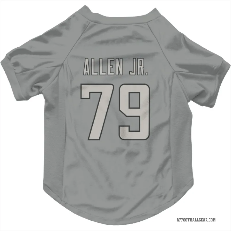 Carlos Allen Jr.  Charcoal Atlanta Falcons  Cat & Dog Pet Jersey