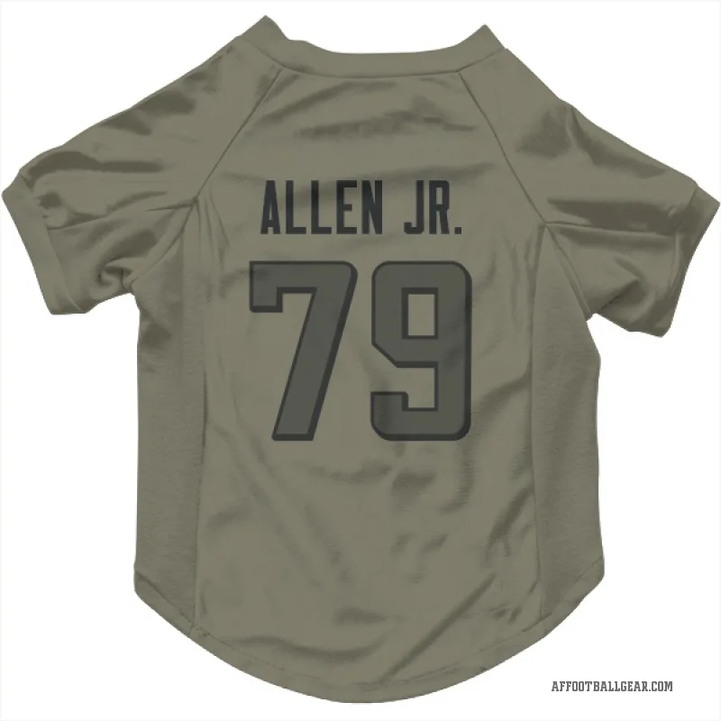 Carlos Allen Jr.  Olive Atlanta Falcons  Cat & Dog Pet Jersey