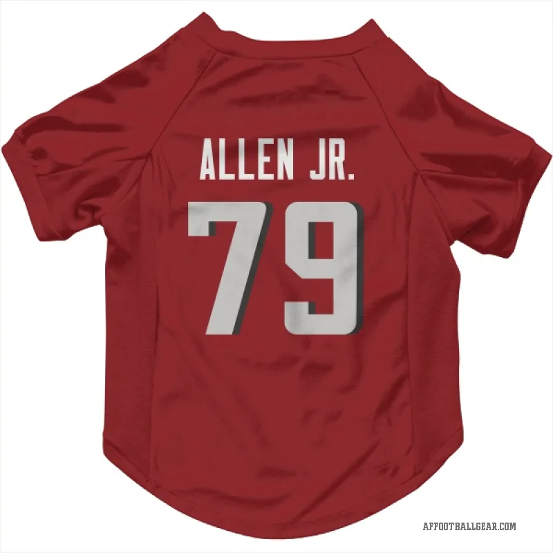 Carlos Allen Jr.  Red Atlanta Falcons  Cat & Dog Pet Jersey