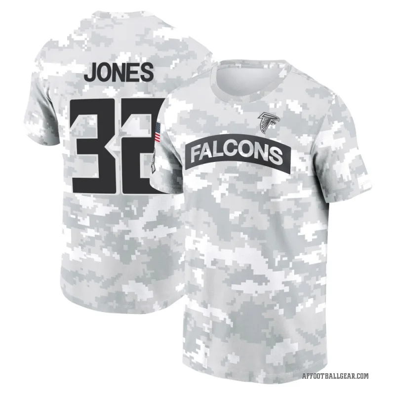 Cash Jones Men's Camo Atlanta Falcons Arctic 2024 Salute to Service Performance T-Shirt