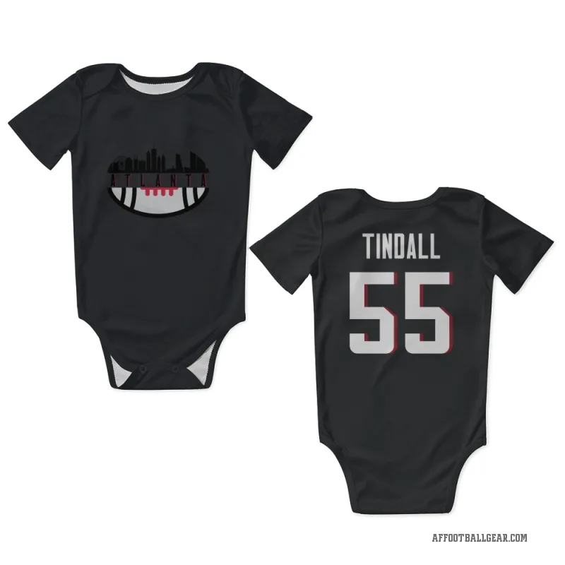 Channing Tindall  Black Atlanta Falcons  Newborn & Infant Bodysuit