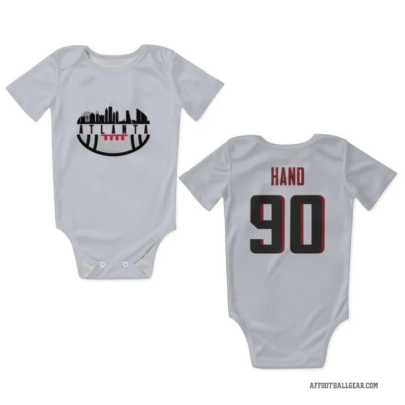 Da'Shawn Hand  White Atlanta Falcons  Newborn & Infant Bodysuit