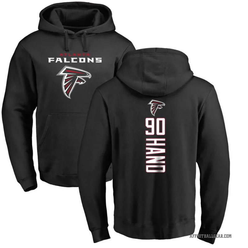 Da'Shawn Hand Youth Black Atlanta Falcons Pro Line Backer Pullover Hoodie