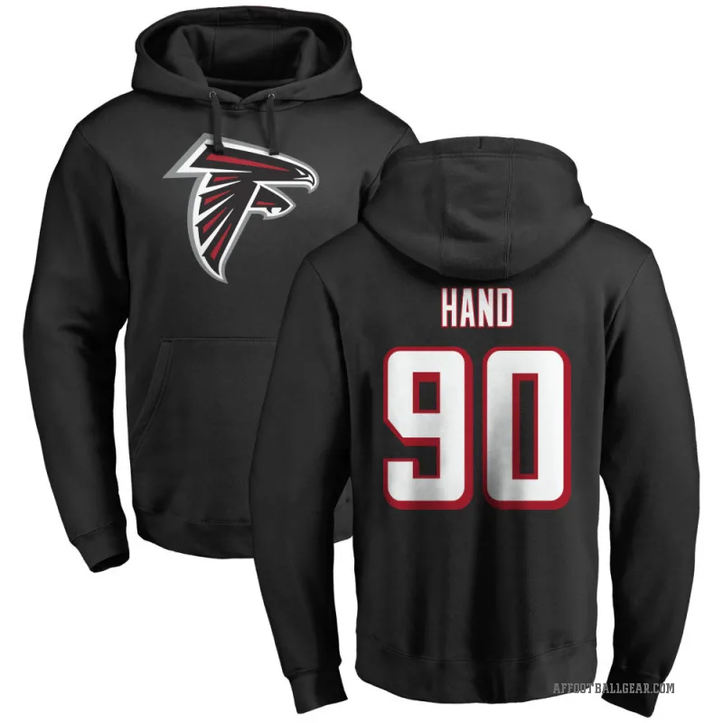 Da'Shawn Hand Youth Black Atlanta Falcons Pro Line Logo Pullover Hoodie
