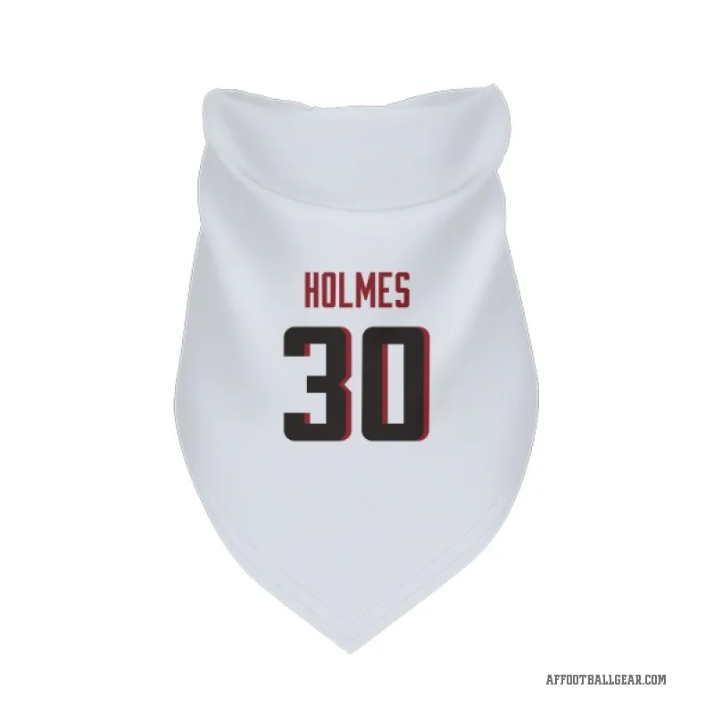 Darnay Holmes  White Atlanta Falcons  Cat & Dog Pet Bandana