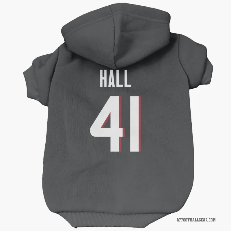 Darren Hall  Black Atlanta Falcons  Cat & Dog Pet Hoodie