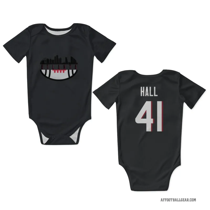 Darren Hall  Black Atlanta Falcons  Newborn & Infant Bodysuit