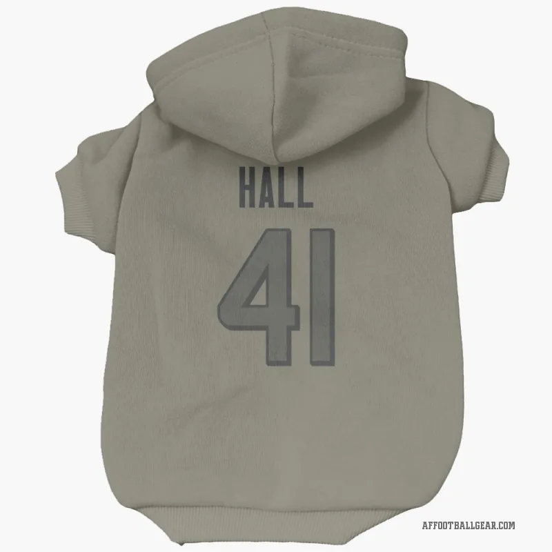 Darren Hall  Olive Atlanta Falcons  Cat & Dog Pet Hoodie