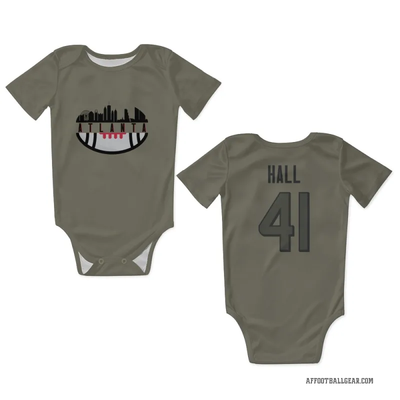 Darren Hall  Olive Atlanta Falcons  Newborn & Infant Bodysuit