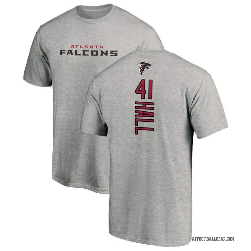 Darren Hall Youth Ash Atlanta Falcons Backer T-Shirt -