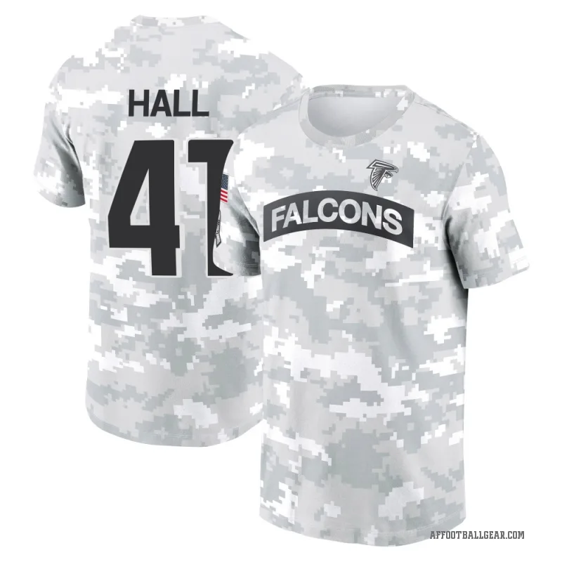 Darren Hall Youth Camo Atlanta Falcons Arctic 2024 Salute to Service Performance T-Shirt