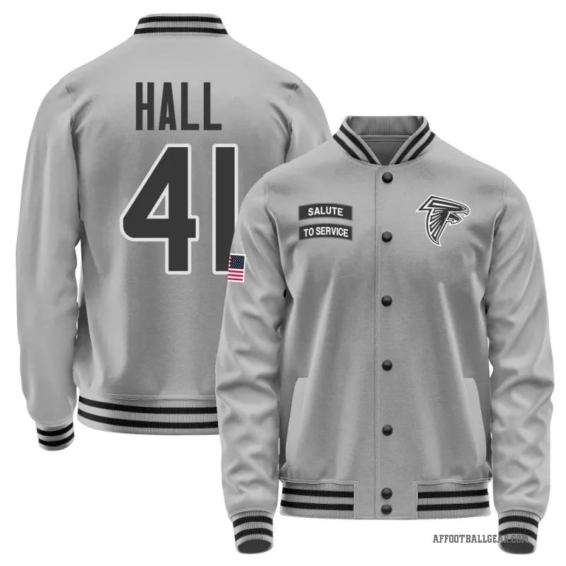 Darren Hall Youth Gray Atlanta Falcons Salute to Service Performance Jacket