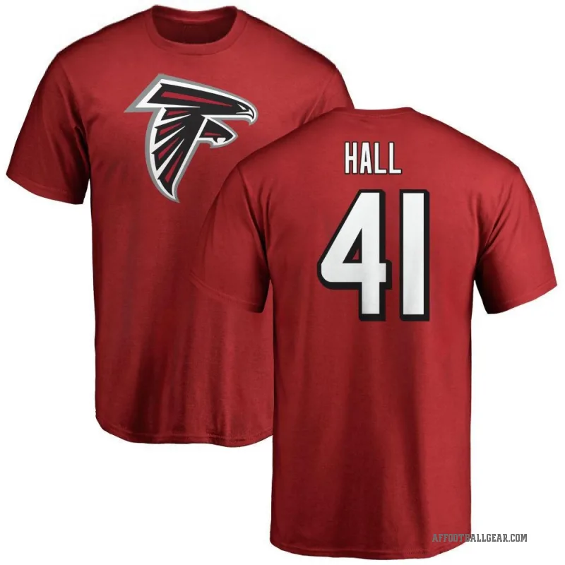 Darren Hall Youth Red Atlanta Falcons Logo T-Shirt -