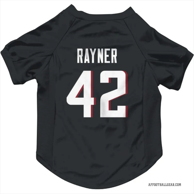 Daveren Rayner  Black Atlanta Falcons  Cat & Dog Pet Jersey