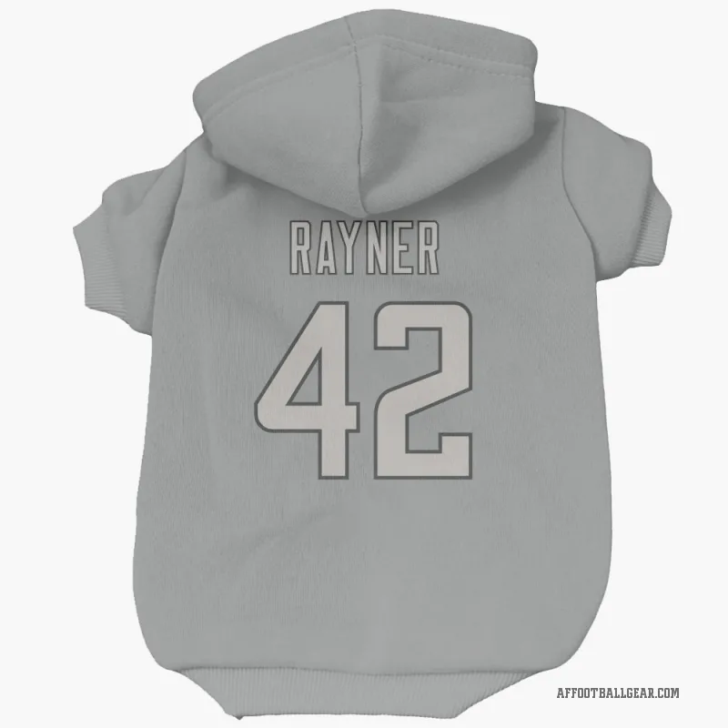 Daveren Rayner  Charcoal Atlanta Falcons  Cat & Dog Pet Hoodie