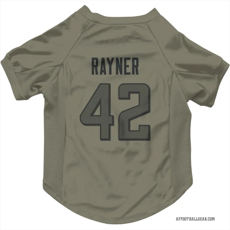 Daveren Rayner  Olive Atlanta Falcons  Cat & Dog Pet Jersey